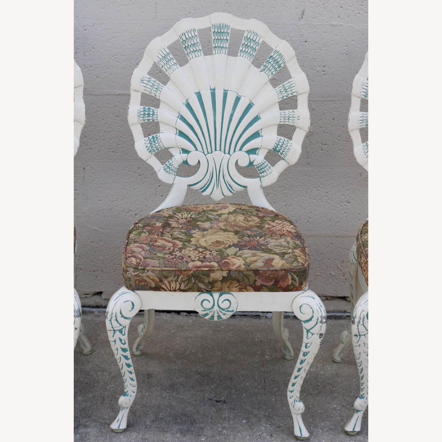 Brown Jordan Aluminum Grotto Shell Back Chairs 8 - image-7