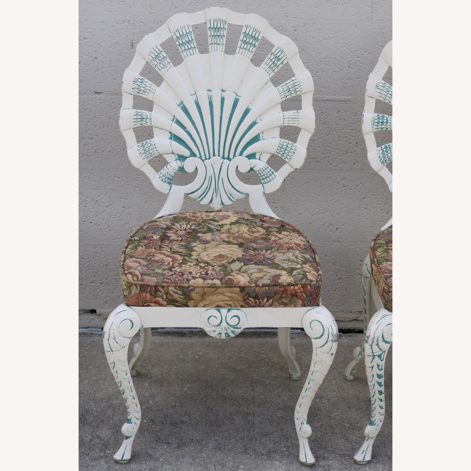 Brown Jordan Aluminum Grotto Shell Back Chairs 8 - image-6