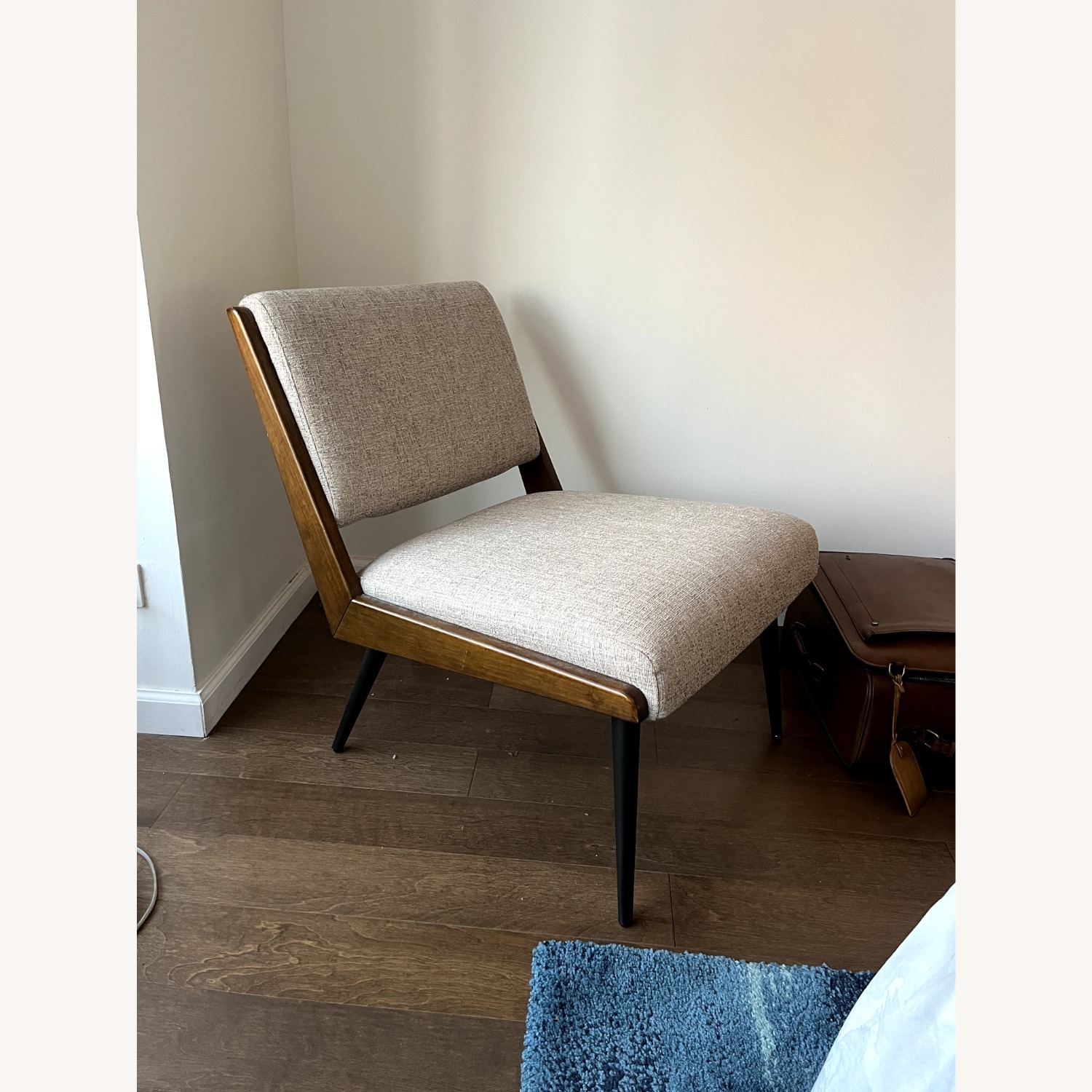 West Elm Verona Light Gray Accent Chair - image-3