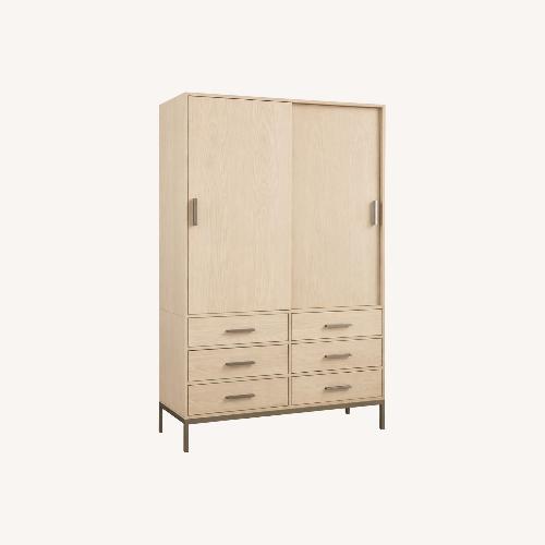 Used Room & Board Alden Armoire - Ash Wood for sale on AptDeco