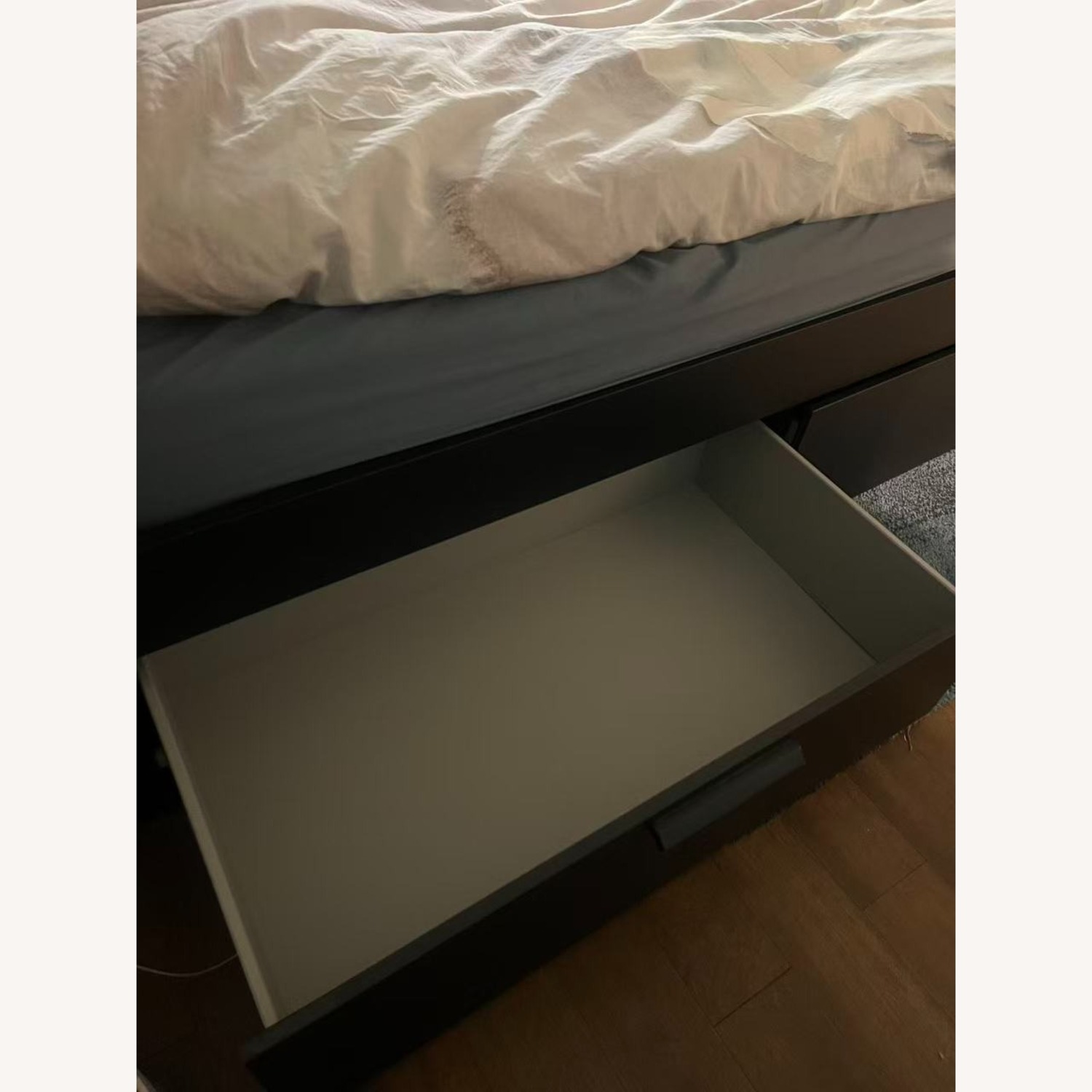 IKEA Brimnes Black Queen Bed - image-2