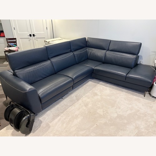 Used Italian Leather 3+ Piece Sectional for sale on AptDeco