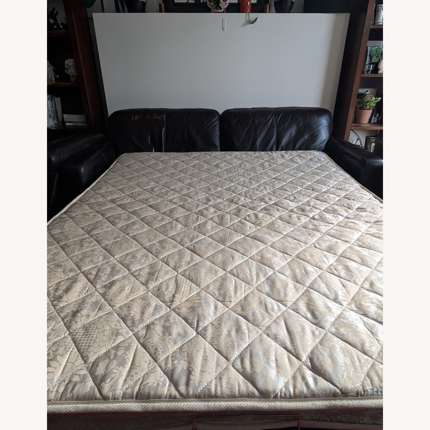 Raymour & Flanigan Trent Queen Leather Sleeper Sofa - image-6