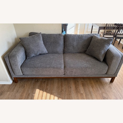 Used Rooms To Go Brinkley Dark Gray 2 Seater Sofa for sale on AptDeco