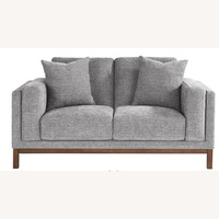 Rooms To Go Brinkley Dark Gray Loveseat