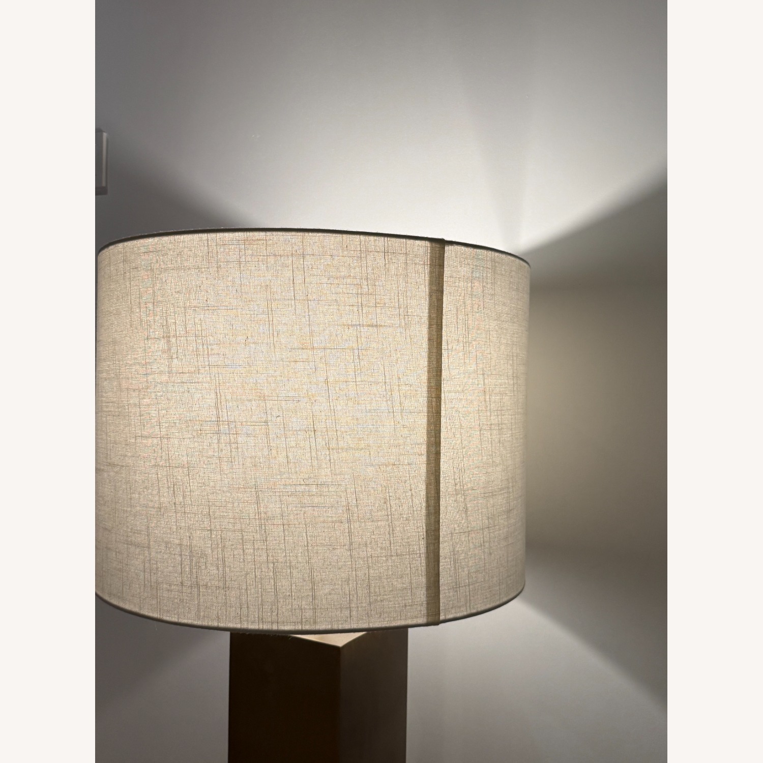 Crate & Barrel Gold Brass Floor Lamp - image-3