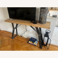 Vintage/Antique Wood & Iron Console Table
