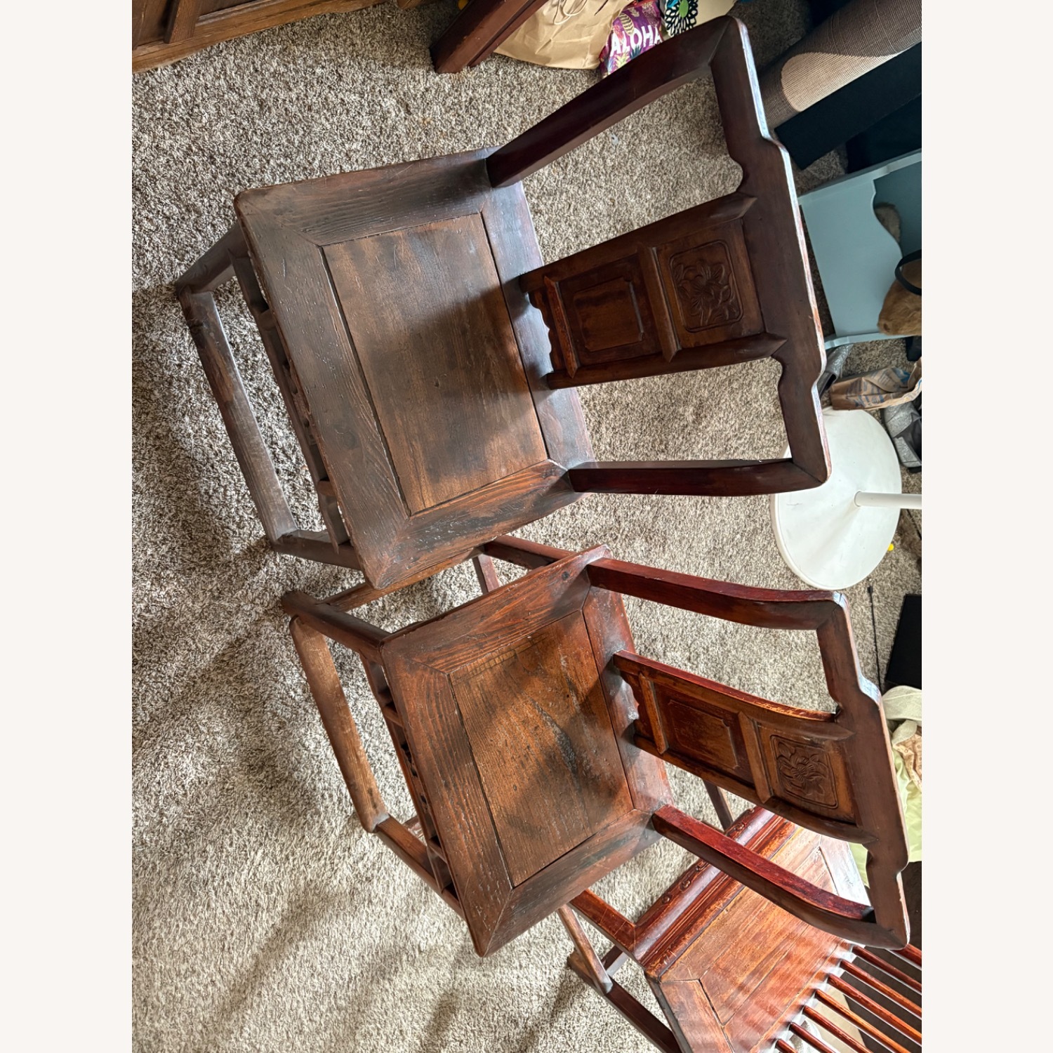 Vintage/Antique Natural Wood Dining Sets - image-4