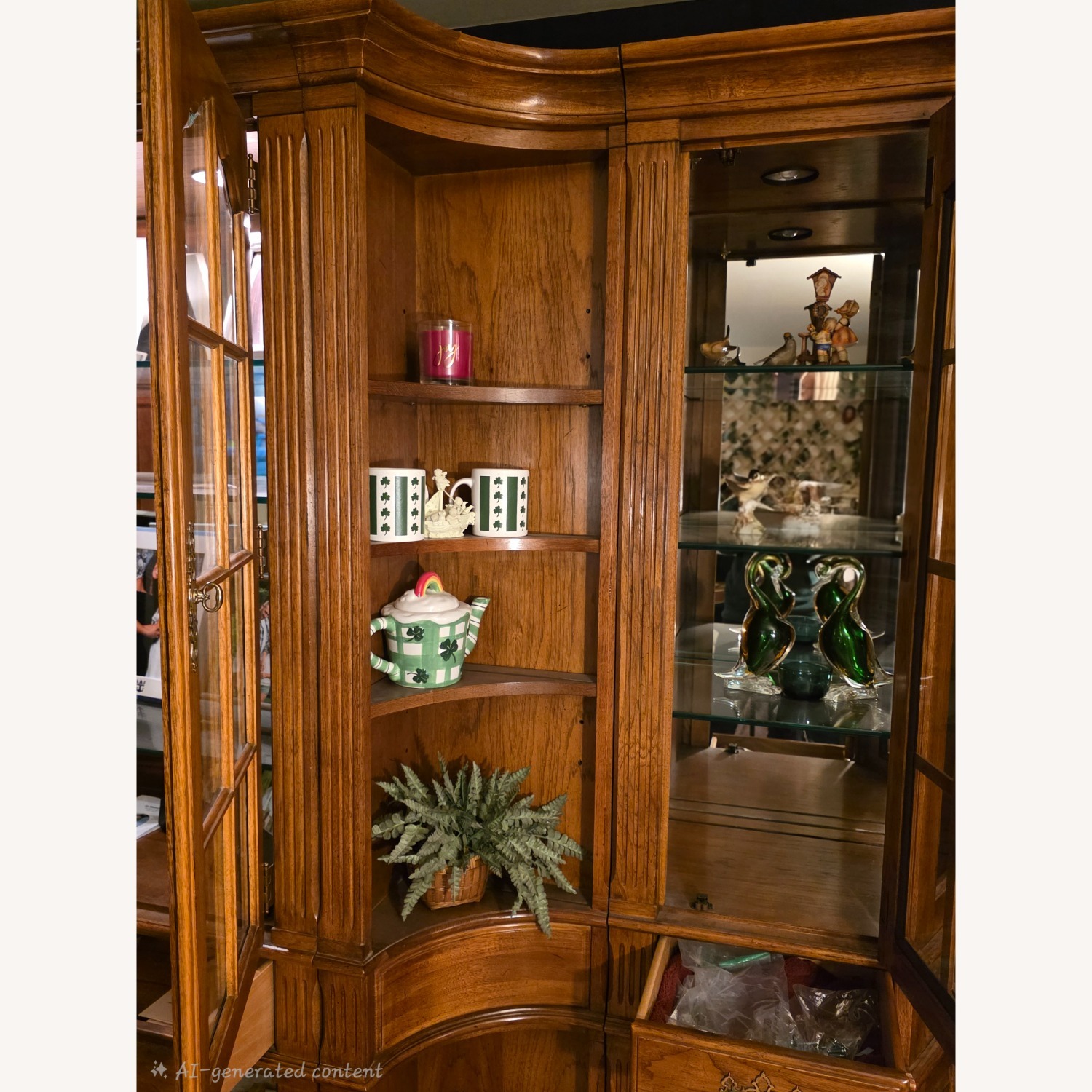 Thomasville Furniture Industries Wood Armoire - image-9