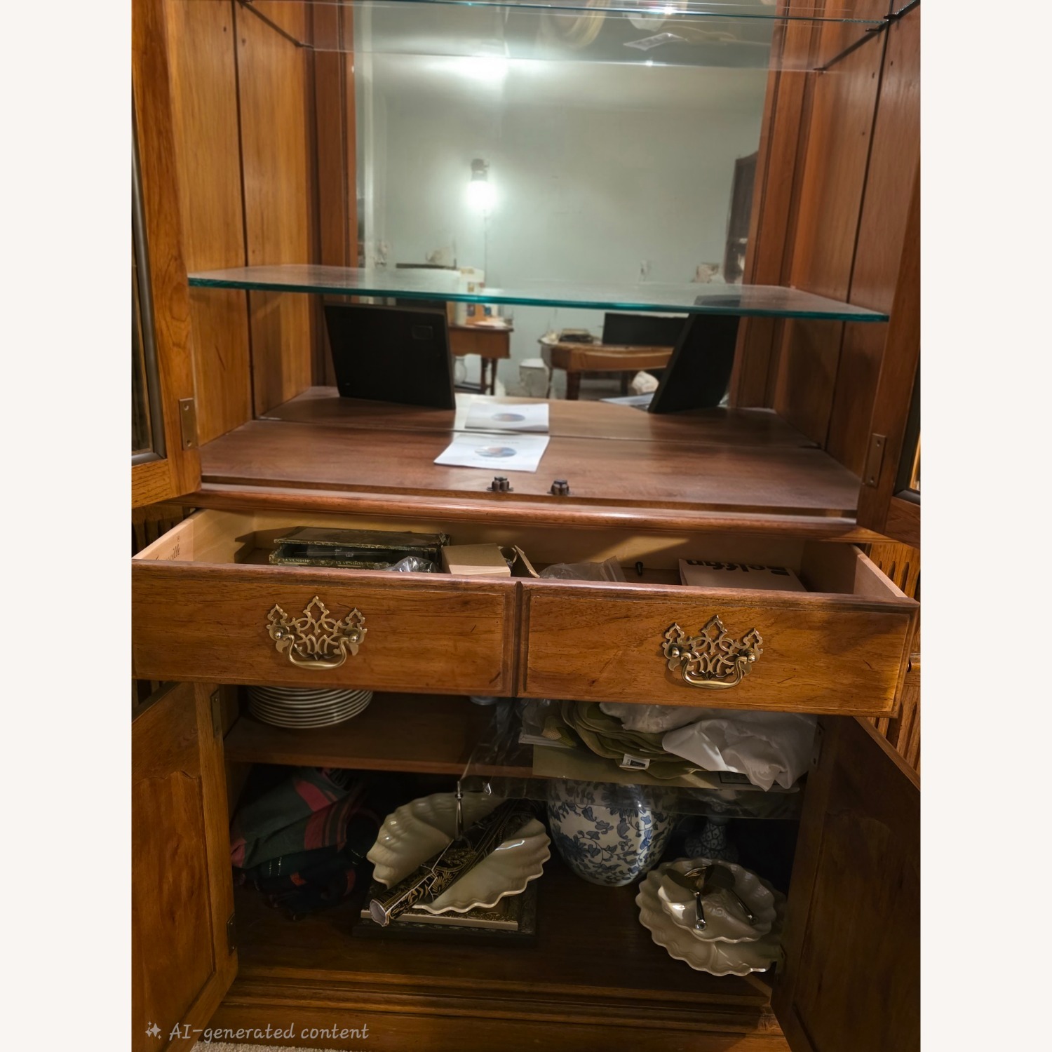 Thomasville Furniture Industries Wood Armoire - image-8