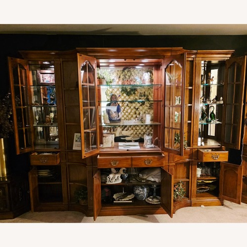 Used Thomasville Furniture Industries Wood Armoire for sale on AptDeco