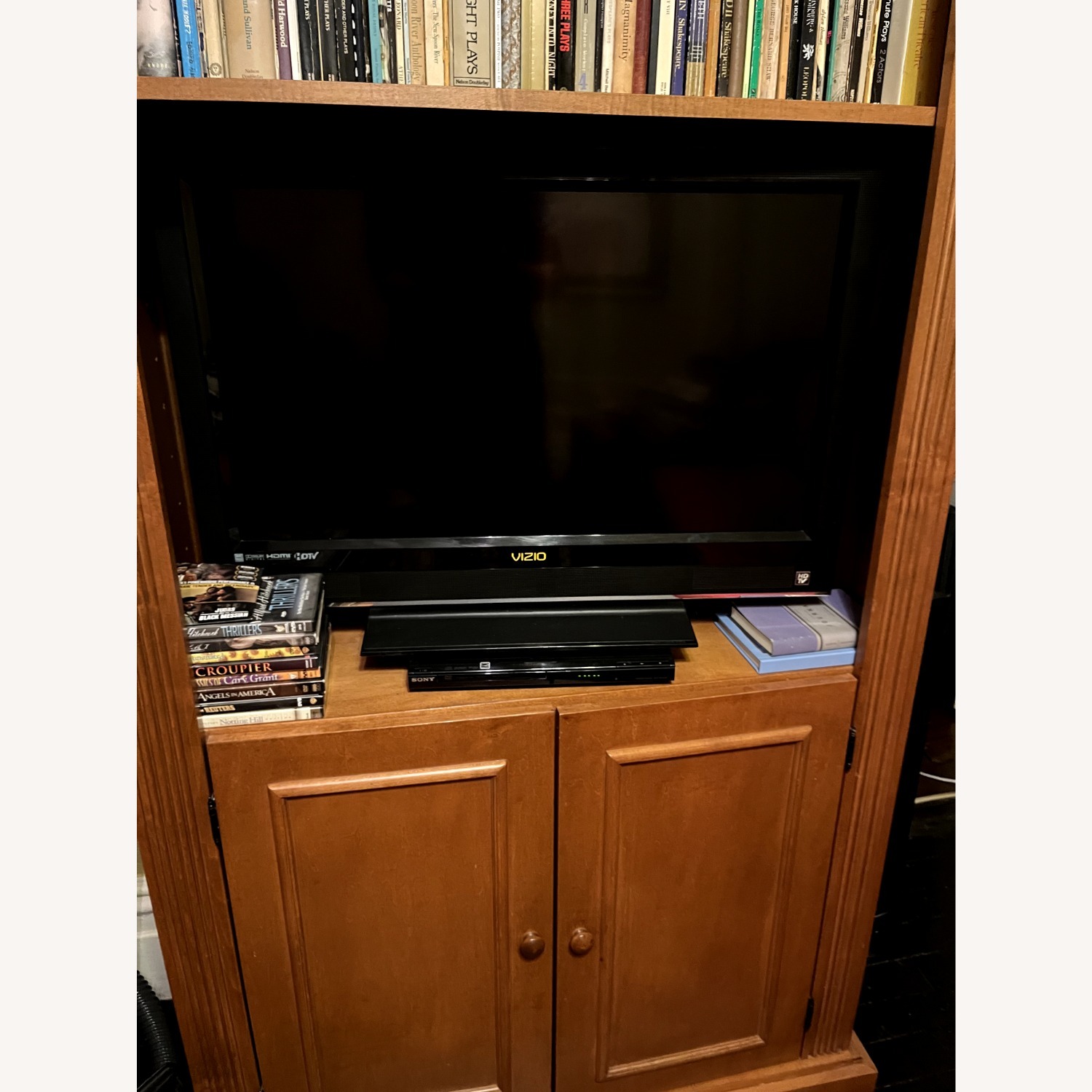 Gothic Cabinet Craft Light Brown Wood Bookcase - image-1