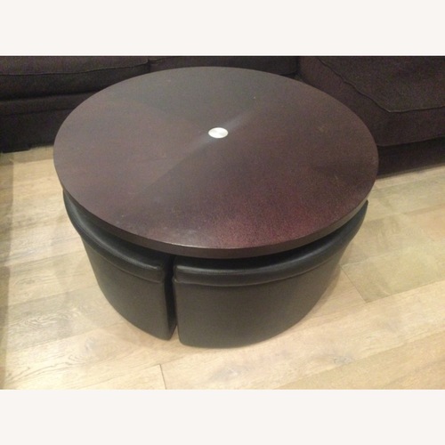 Used Macy's Dark Brown Coffee Table for sale on AptDeco