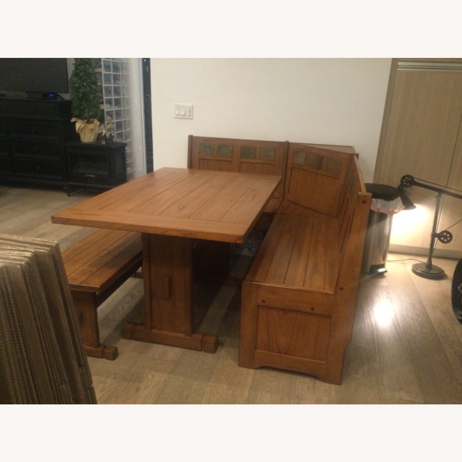 Amazon Light Brown Dining Table - image-3