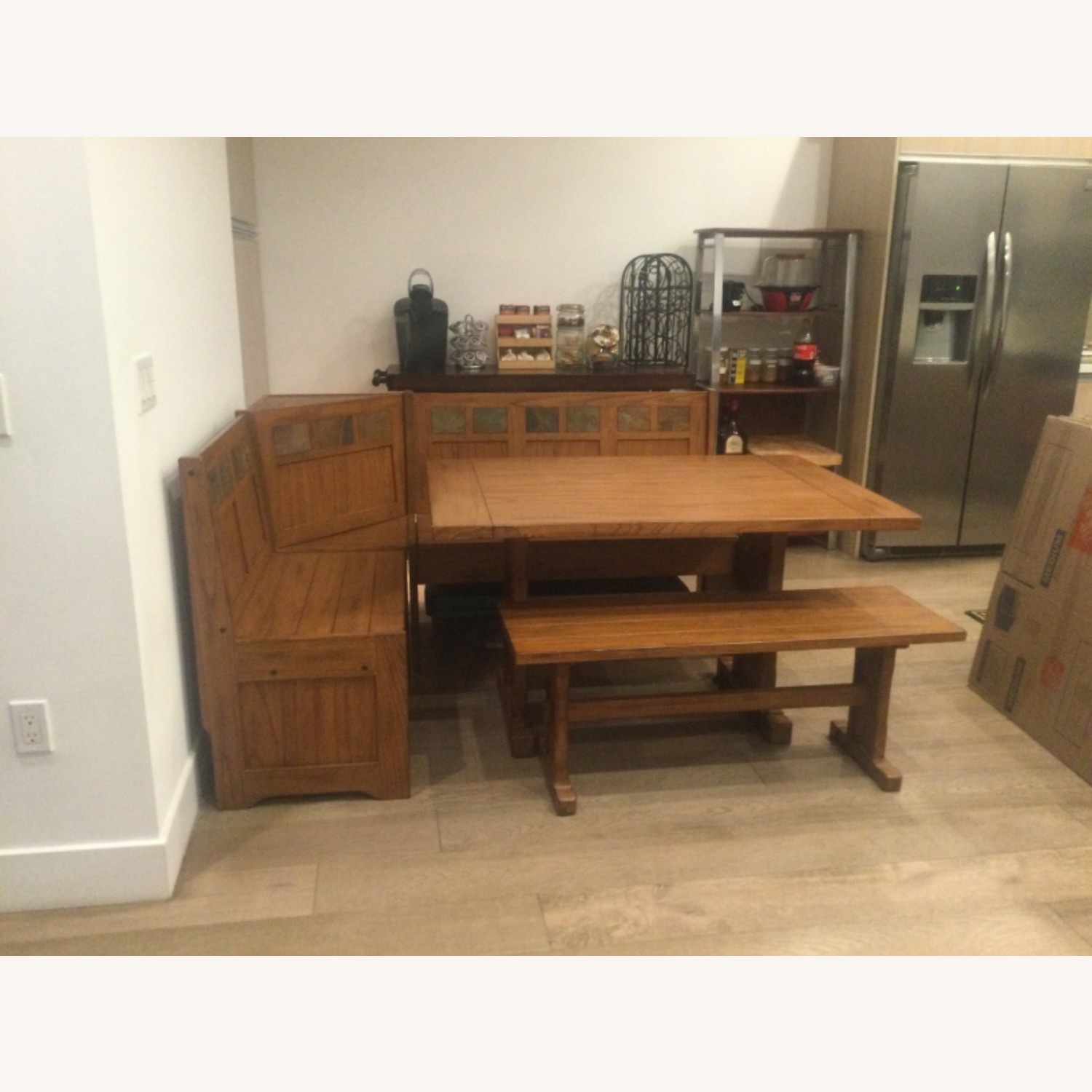 Amazon Light Brown Dining Table - image-1