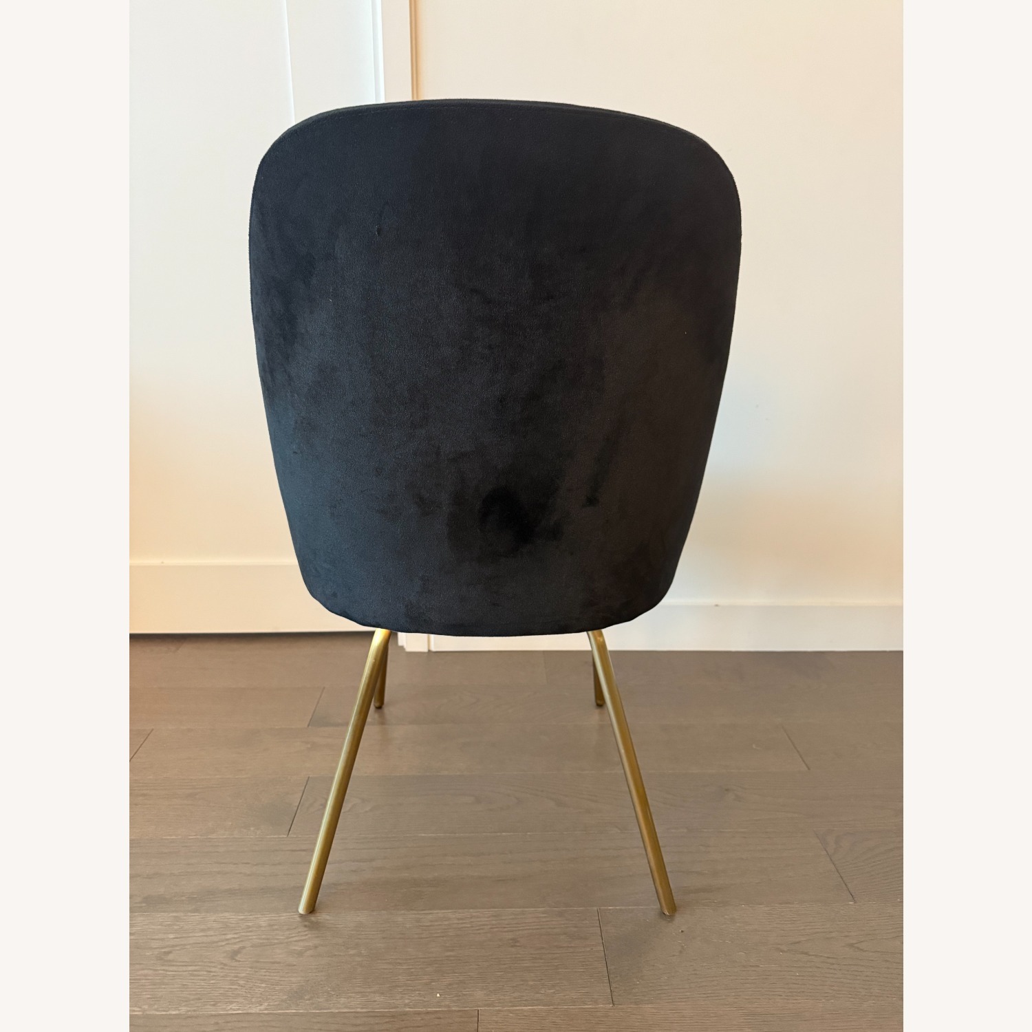 Interior Define Dylan Black Velvet Dining Chairs - image-3