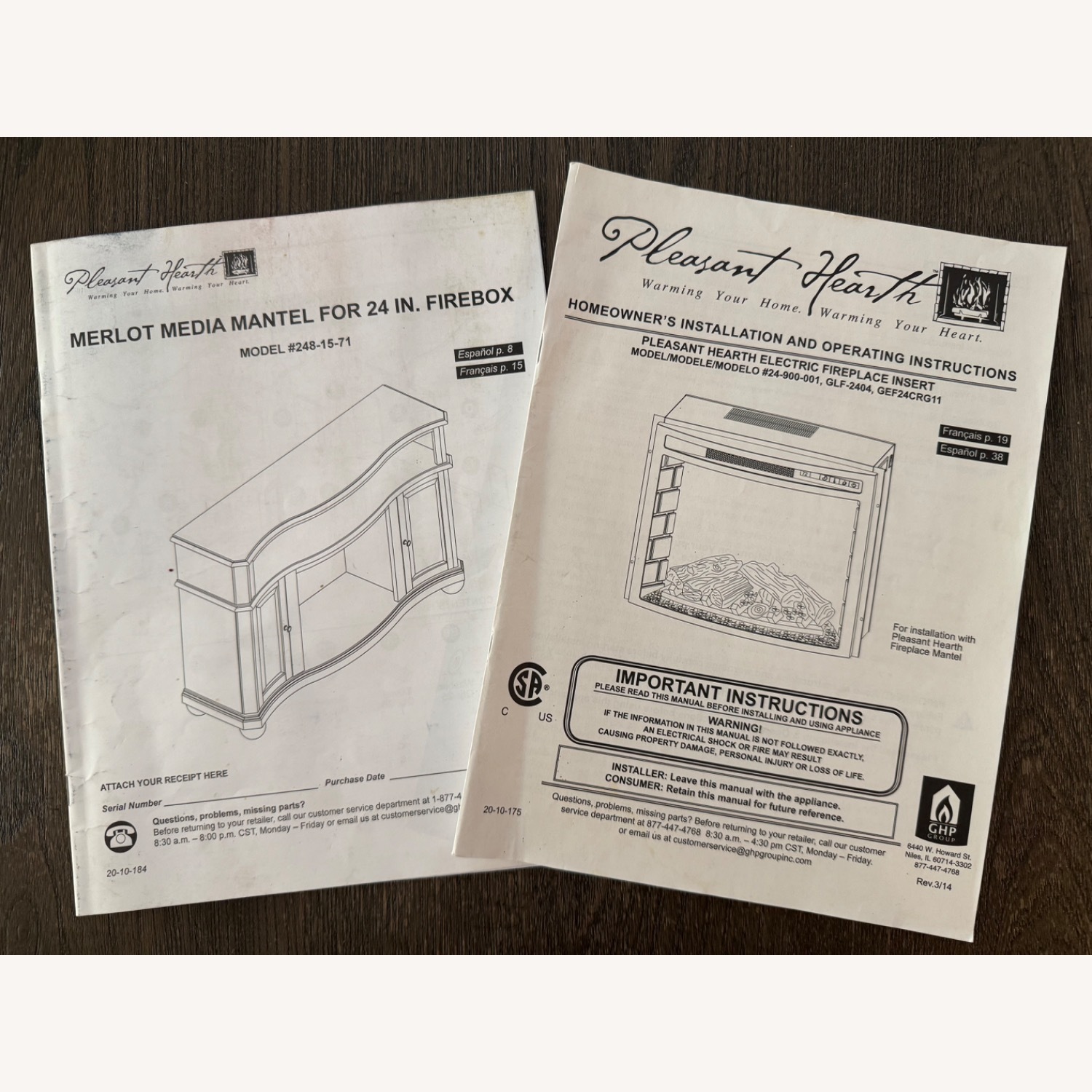 Merlot Media Mantel with Functional Heater - image-7