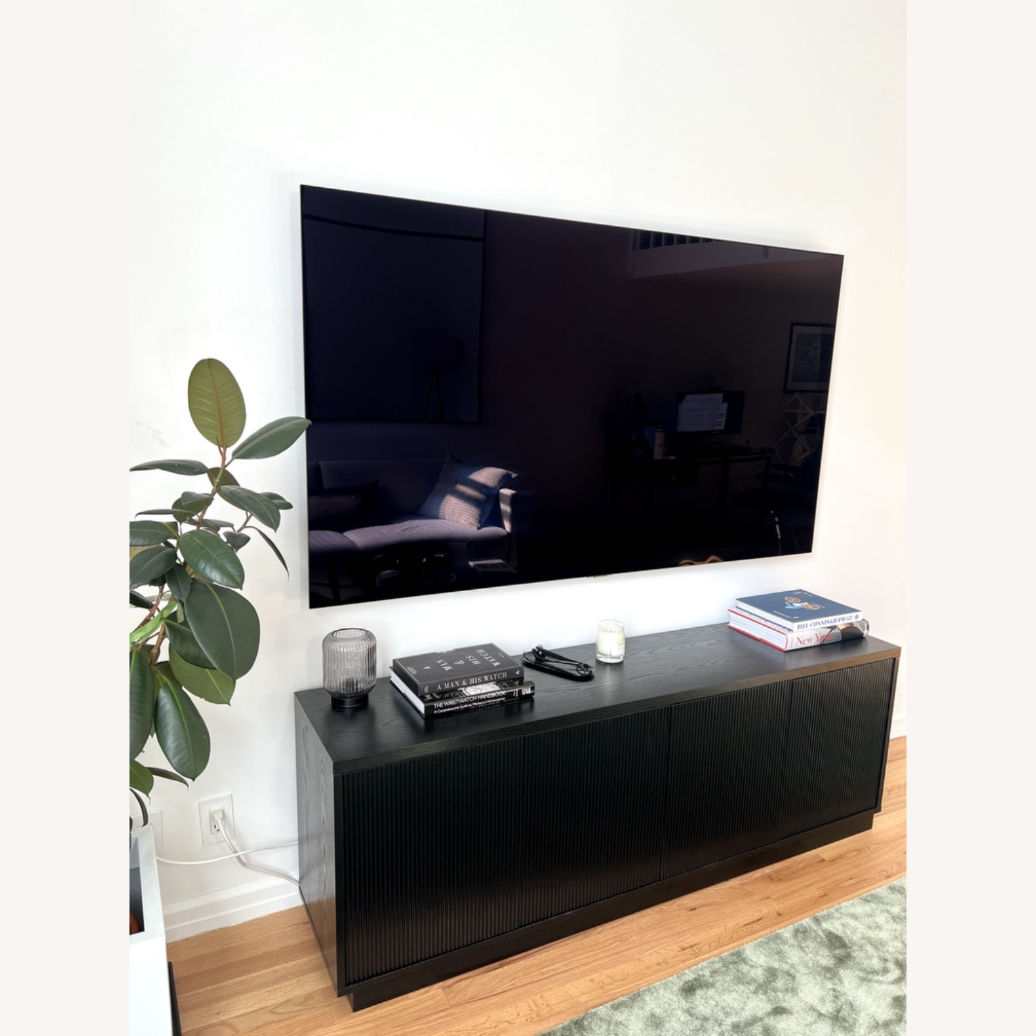 Amazon Henn&Hart Hanson Rectangular TV Stand  - image-1