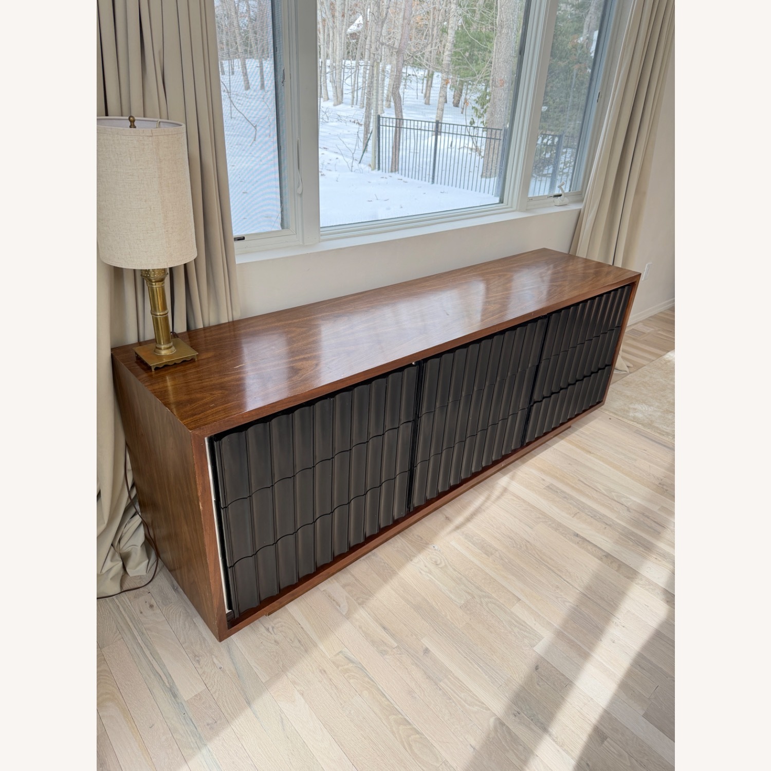 Vintage/Antique Dark Brown Founders Dresser - image-3