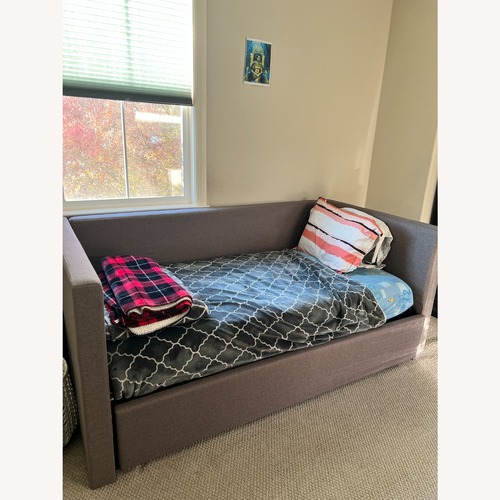 Used Living Spaces Light Gray Daybed for sale on AptDeco