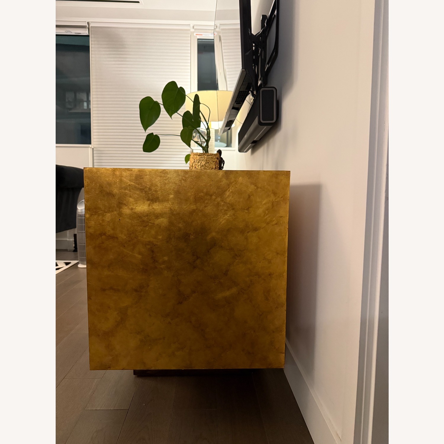 CB2 Kinzie 72" Bronze Wood Credenza - image-2