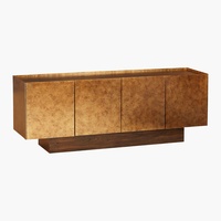 CB2 Kinzie 72" Bronze Wood Credenza