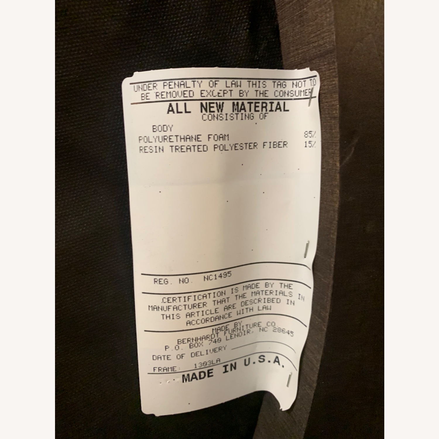 Pottery Barn Dark Brown Leather Coffee Table - image-5