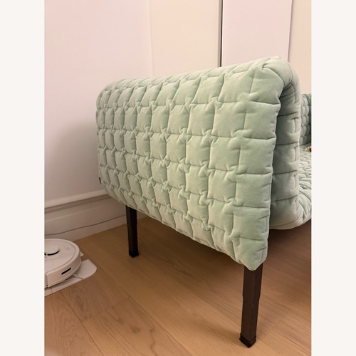 Used Ligne Roset Ruche Blue Fabric 3+ Seater Sofa for sale on AptDeco