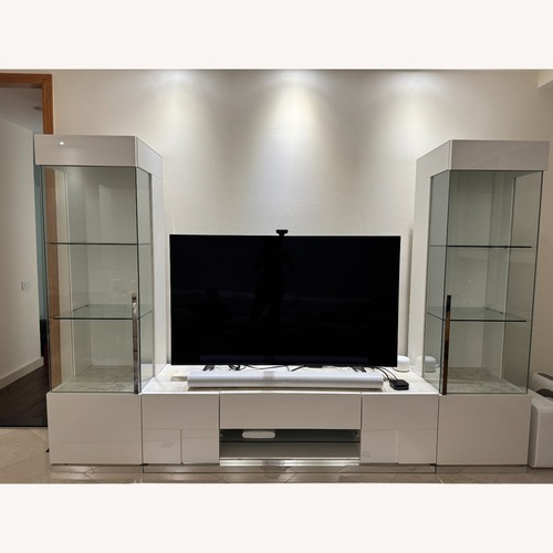Used  Alf Italia Canova 3-Piece Entertainment Center for sale on AptDeco