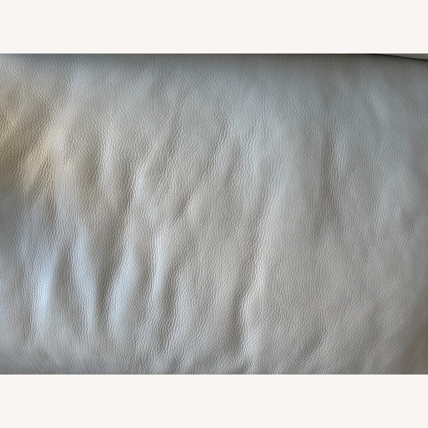 Roche Bobois 3-Seater Leather Sofa with Ottoman - image-5