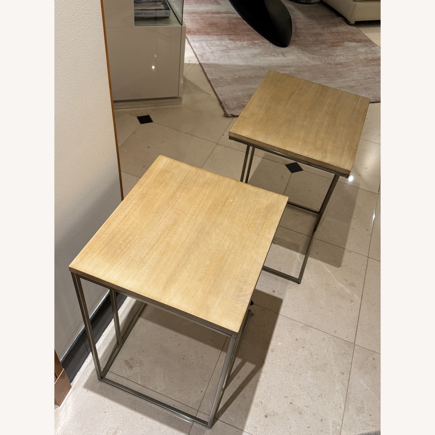 West Elm Streamline C-Side Tables (16") - image-1