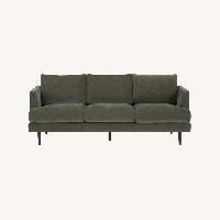 Living Spaces Marques Green 3 Seater Sofa