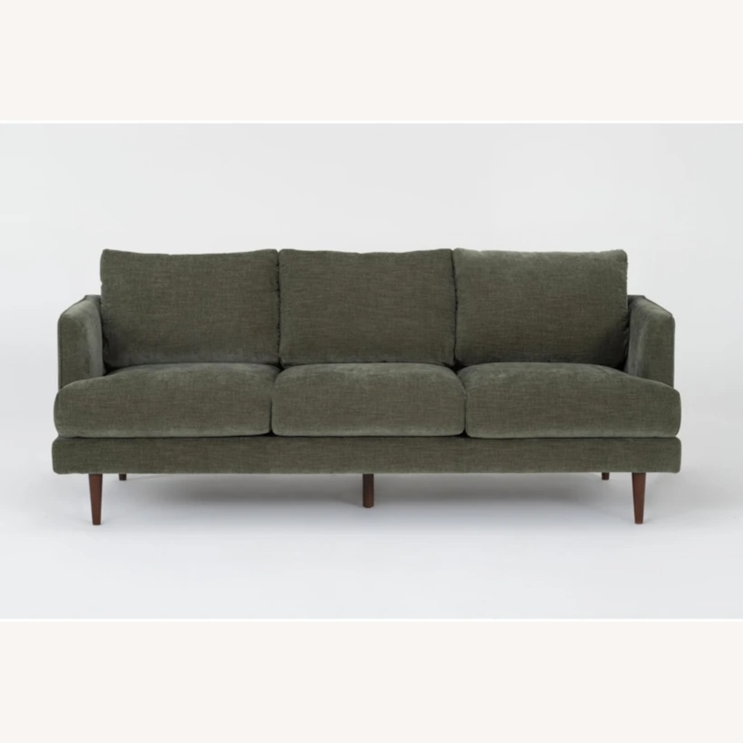 Living Spaces Marques Green 3 Seater Sofa - image-0