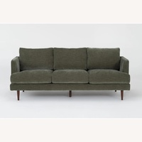 Living Spaces Marques Green 3 Seater Sofa