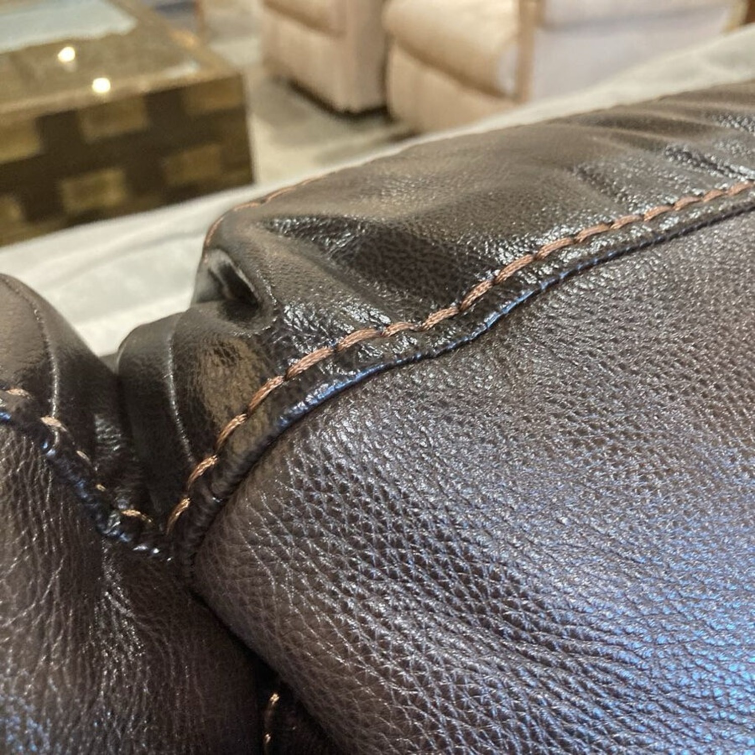 Wembley Leather Lay Flat Power Reclining Sofa - image-6