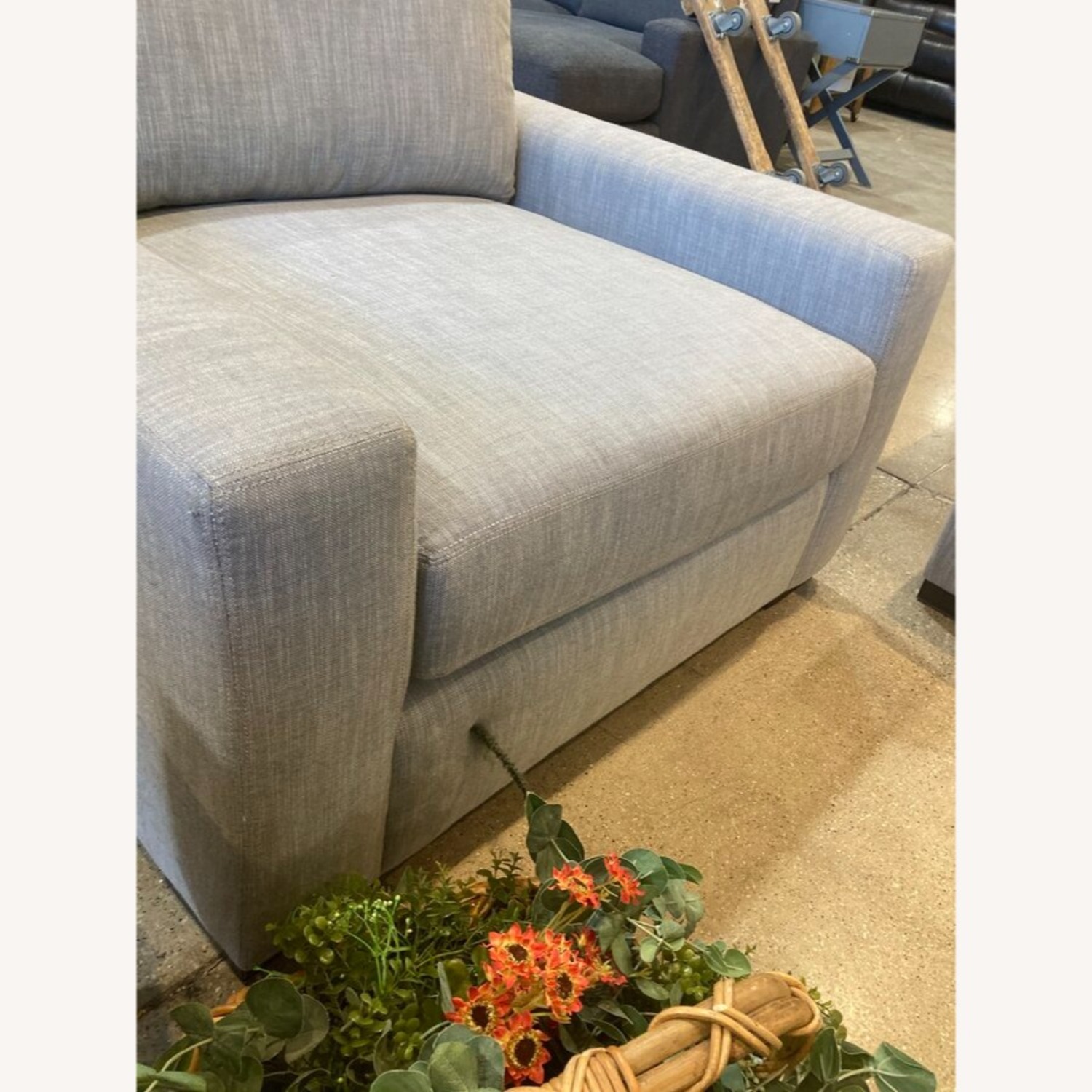 Restoration Hardware Maxwell Linen Chair - image-5