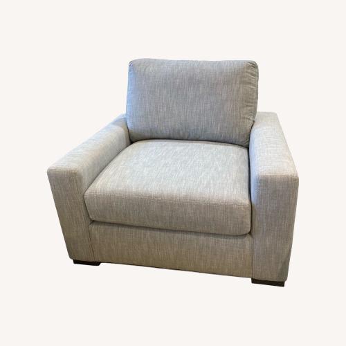 Used Restoration Hardware Maxwell Linen Chair for sale on AptDeco