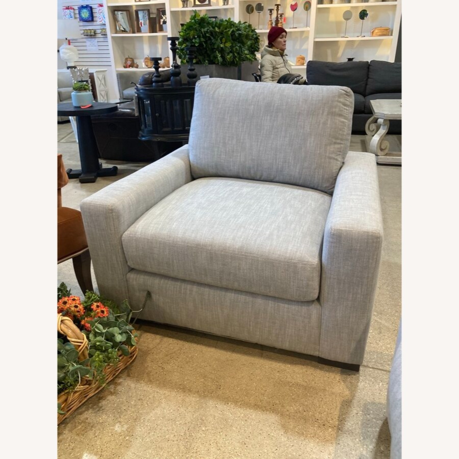 Restoration Hardware Maxwell Linen Chair - image-2