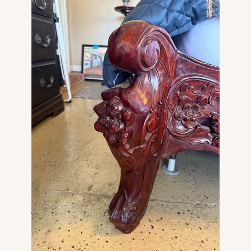 Used Indonesian Reproduction Antique Bed Frame for sale on AptDeco