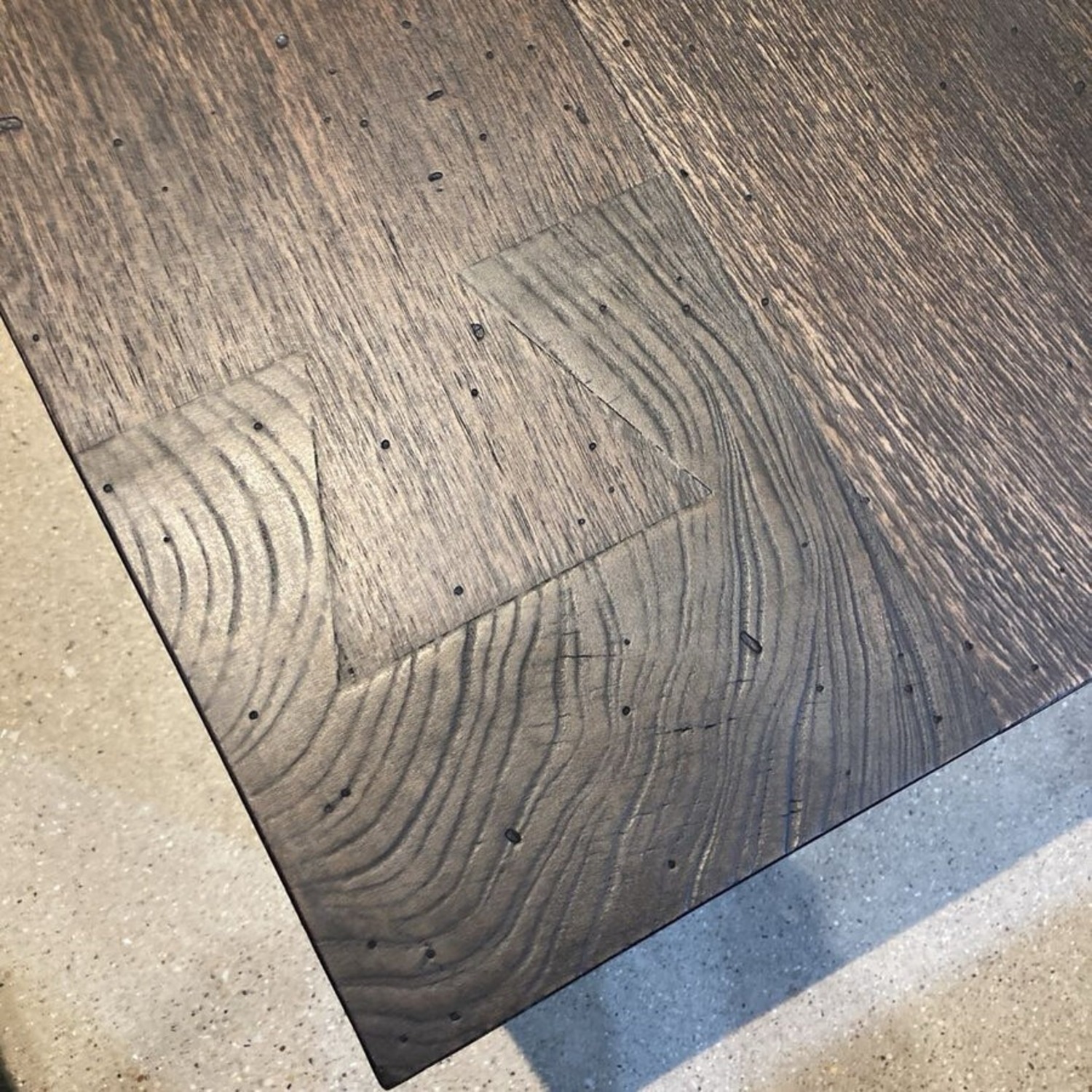 Abaso Ebony Rustic Wormwood Oak Coffee Table - image-7