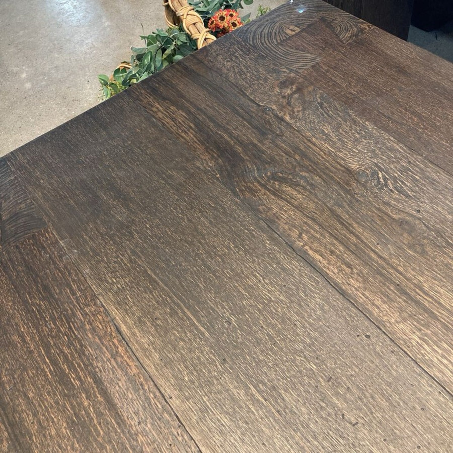 Abaso Ebony Rustic Wormwood Oak Coffee Table - image-8