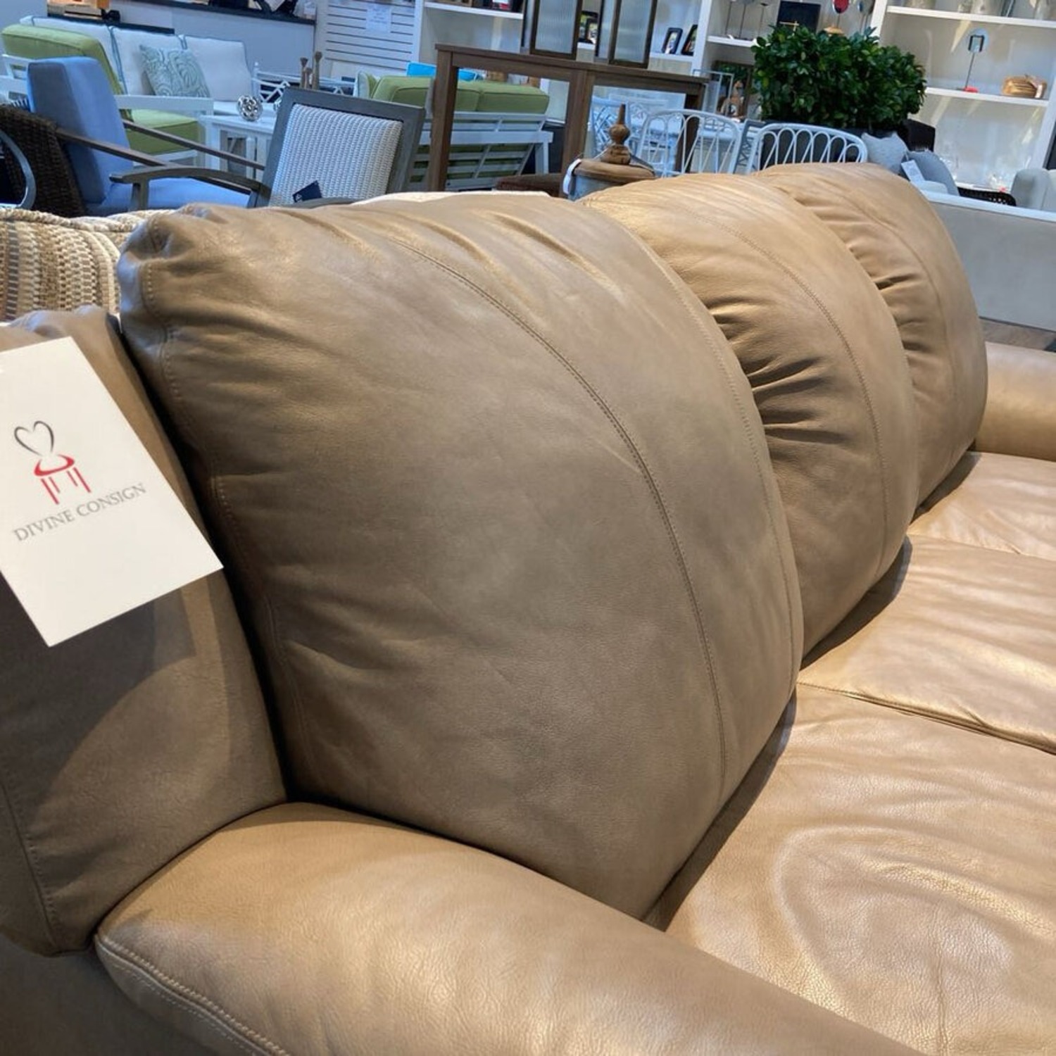 Bonded Leather 3-Seat Sofa - image-10