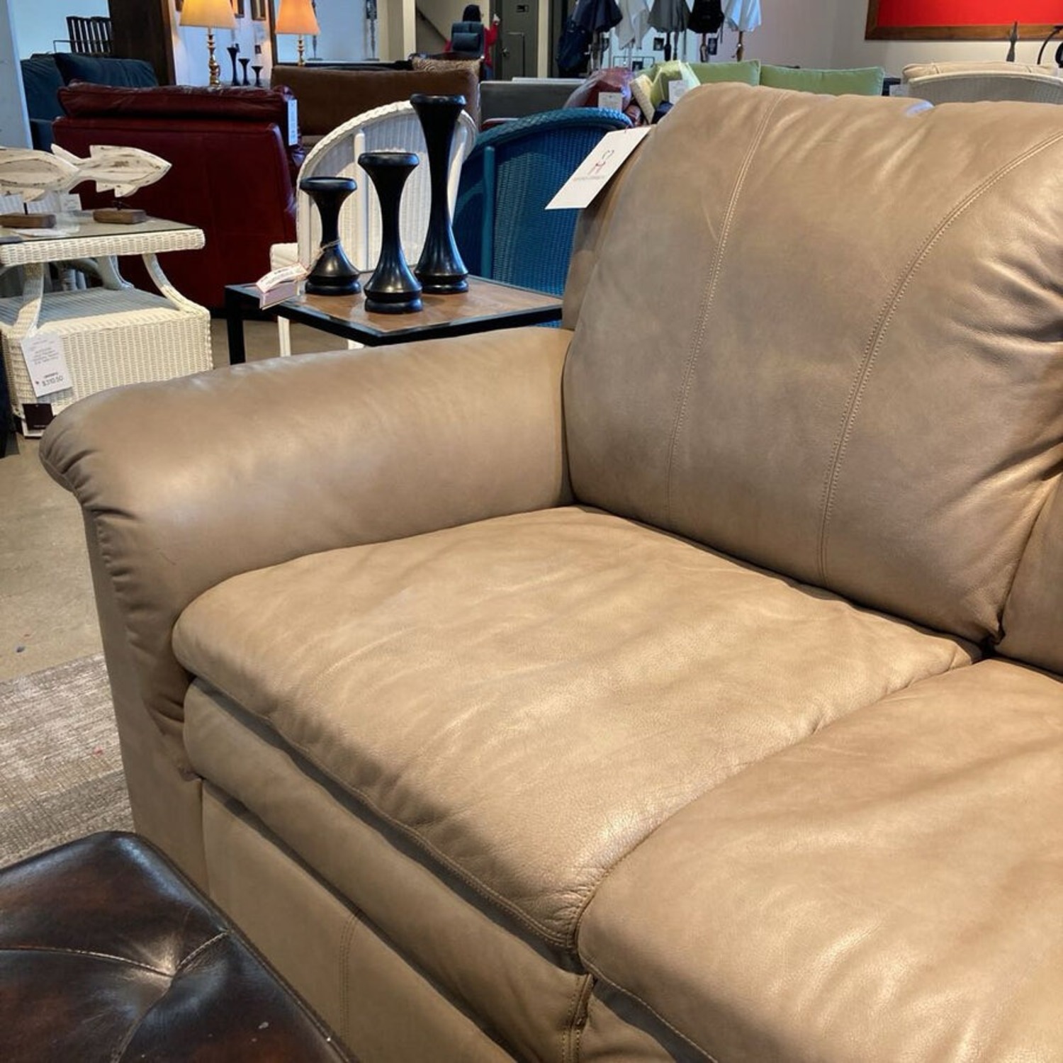 Bonded Leather 3-Seat Sofa - image-8