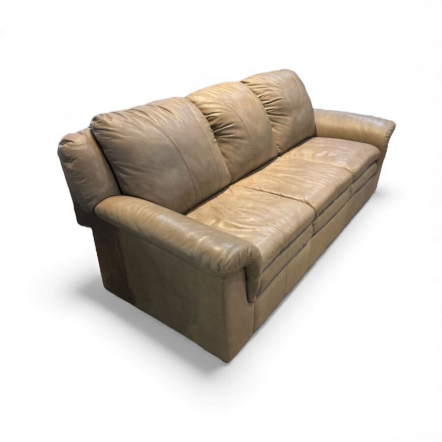 Bonded Leather 3-Seat Sofa - image-0
