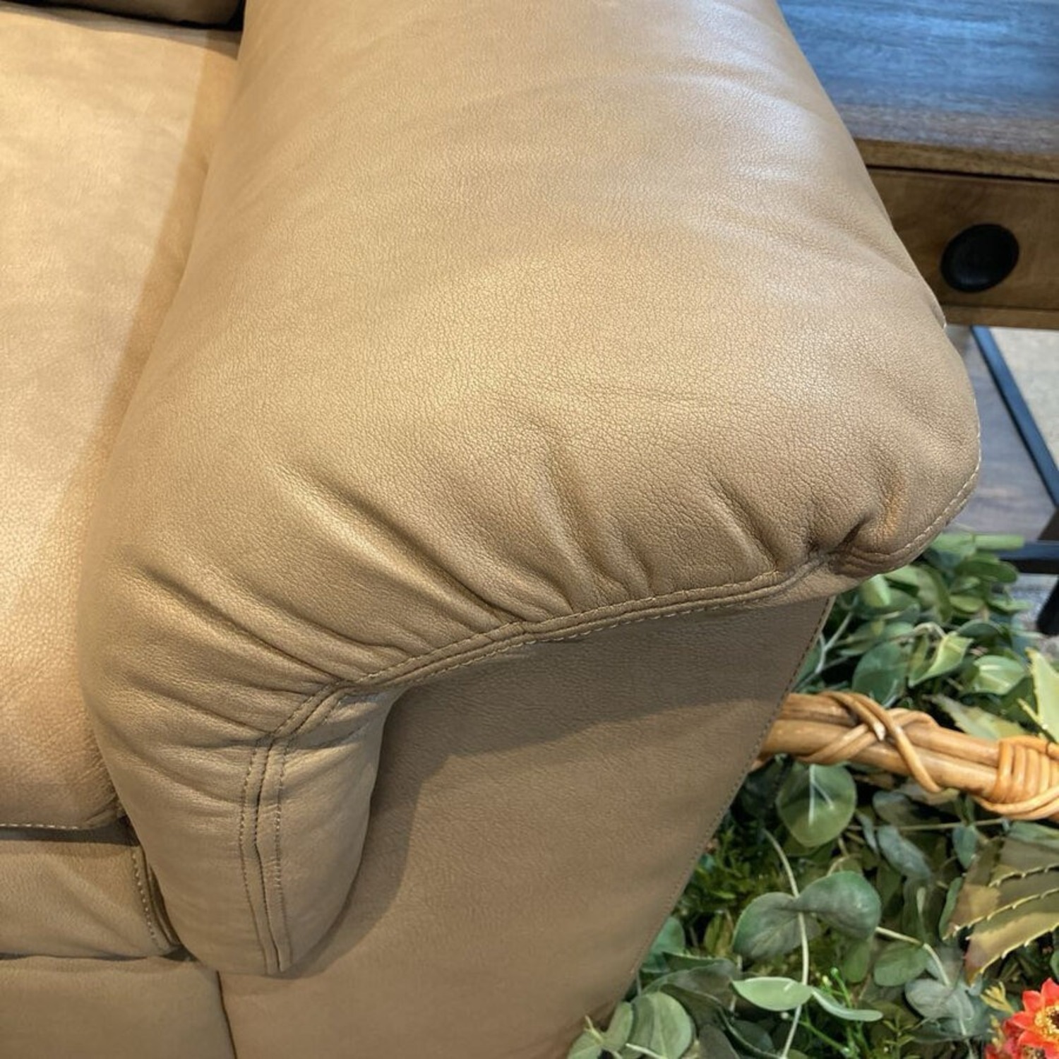 Bonded Leather 3-Seat Sofa - image-12