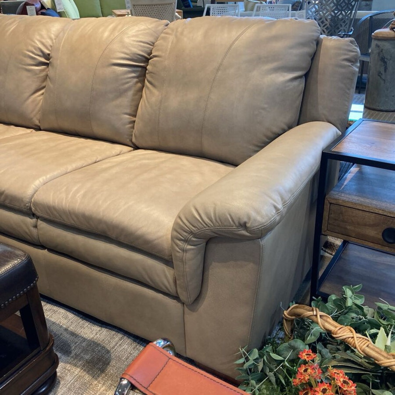 Bonded Leather 3-Seat Sofa - image-7