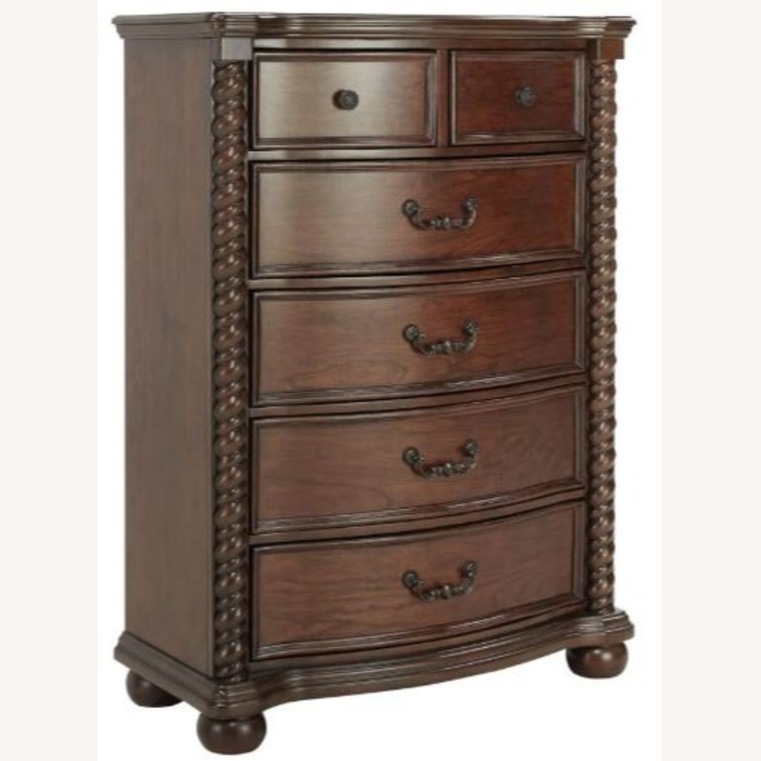 Raymour & Flanigan Chesapeake Dark Brown Wood Chest - image-0