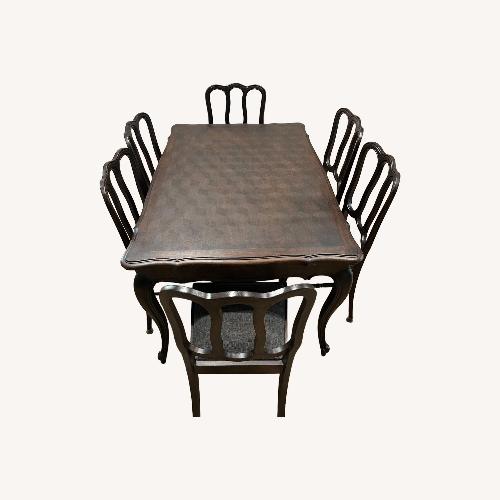 Used LouisXV French Country Draw-Leaf Table and Chairs for sale on AptDeco