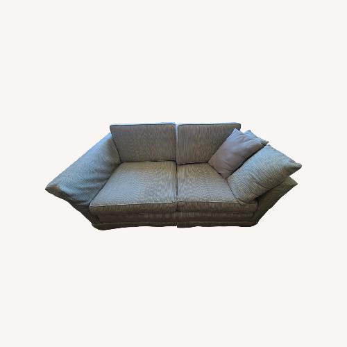 Used Light Gray Fabric Loveseat for sale on AptDeco
