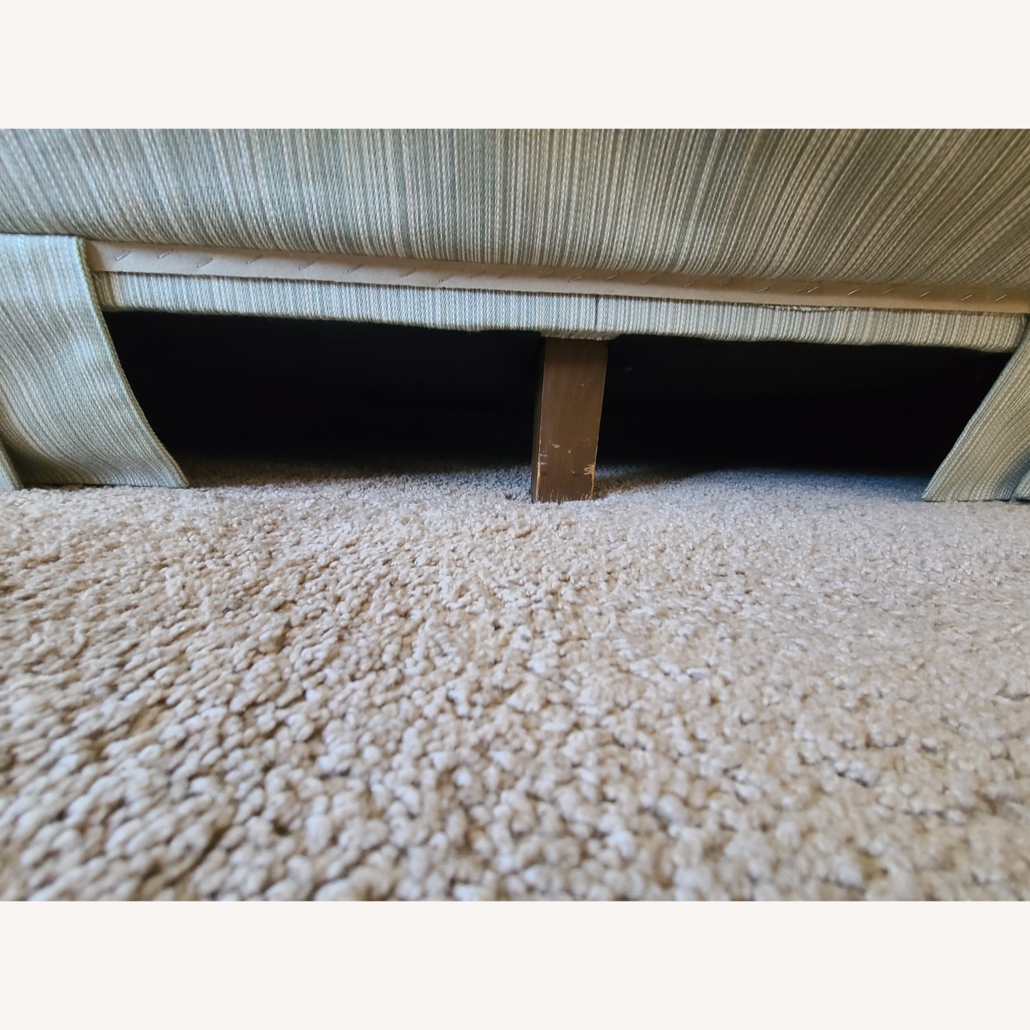 Light Gray Fabric Loveseat - image-3